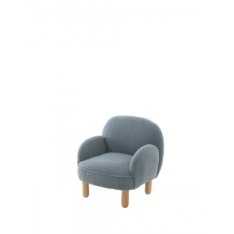 Rocky Børnestol – Blå boucle billede