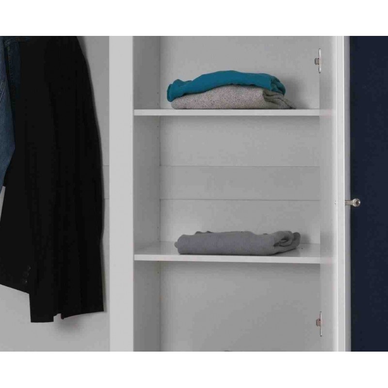 Hylde til garderobeskab Lara – hvid ekstrahylde billede