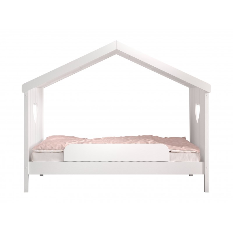 Hus seng til børn AMORI sæt – hvid, 90 × 200 cm billede