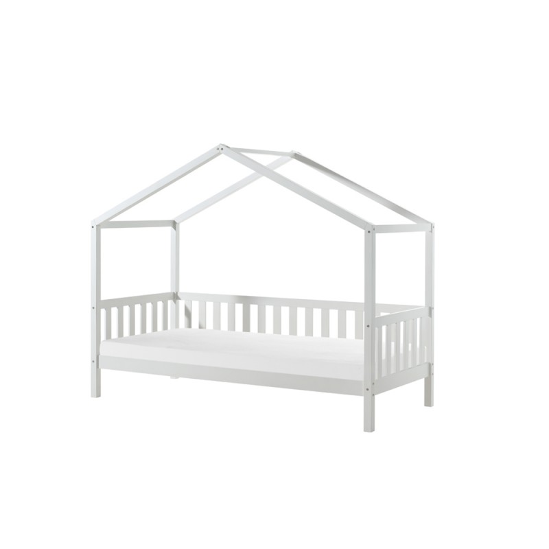 Husseng med rækværk 90 x 200 cm – Dallas sæt, hvid billede