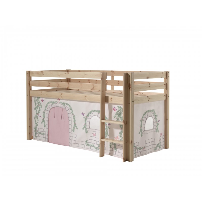 Halvhøj seng med forhæng – Pino Sæt, natur billede