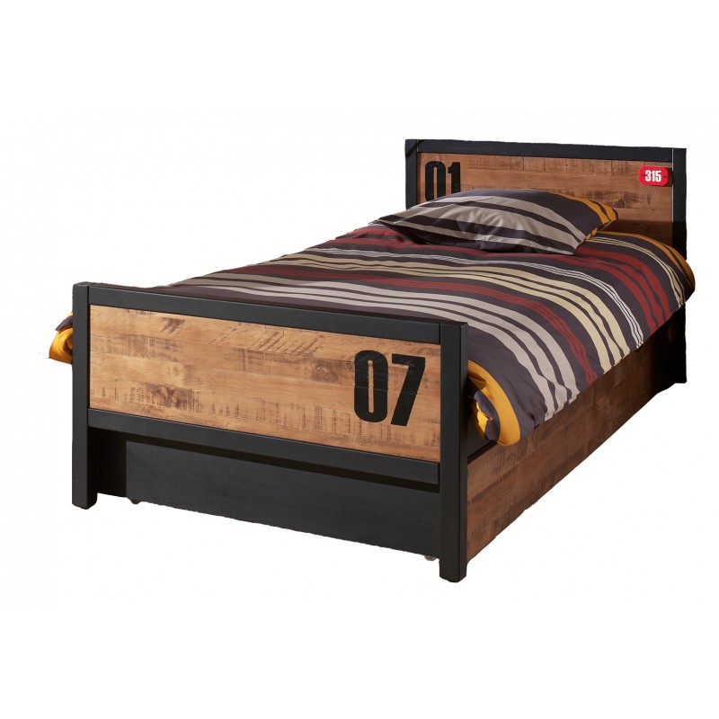 Enkeltseng med skuffe 90 × 200 – Alex Sæt, natur billede