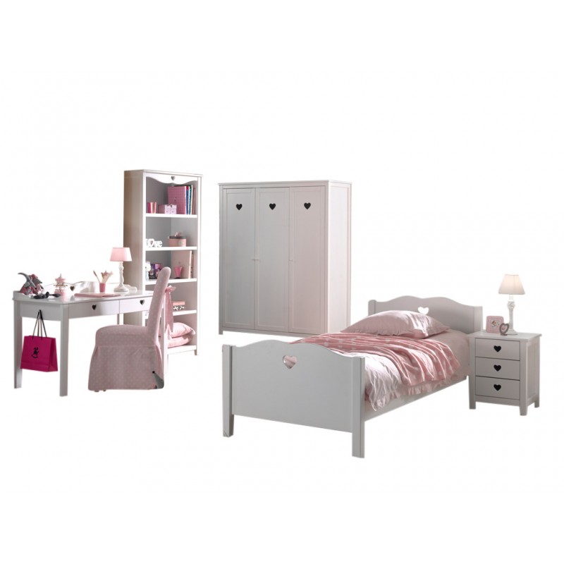 Børneværelse møbelsæt – Amori Hvid billede