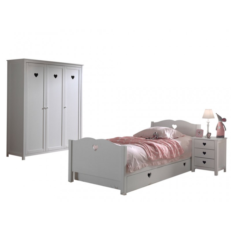 Børneværelses sæt - Amori, hvid