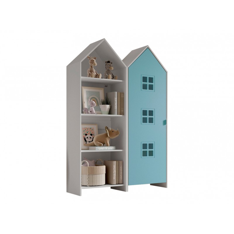 Børneskab sæt med hylder - Casami Bruges, flerfarvet