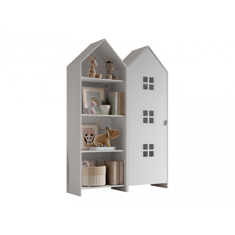 Børneskab sæt med strandhus-design – Casami, flerfarvet billede