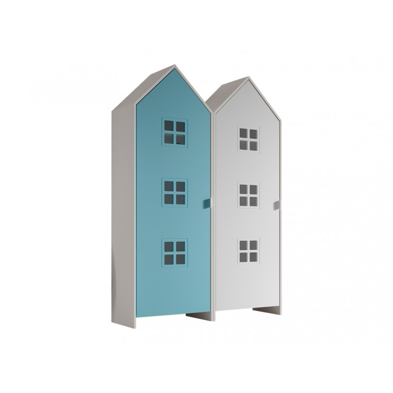 Børneskab sæt – Casami, flerfarvet (2 skabe) billede