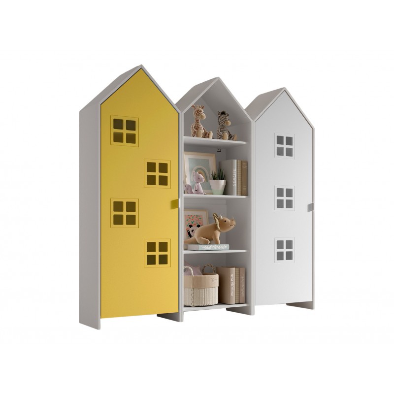 Børneskabe sæt med 3 skabe - Casami Sæt, flerfarvet