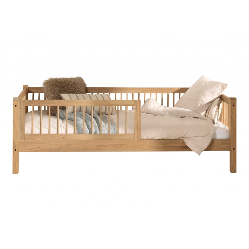 Køjeseng/cabinseng 90 x 200 cm med sengehest – Forrest Oak, eg billede