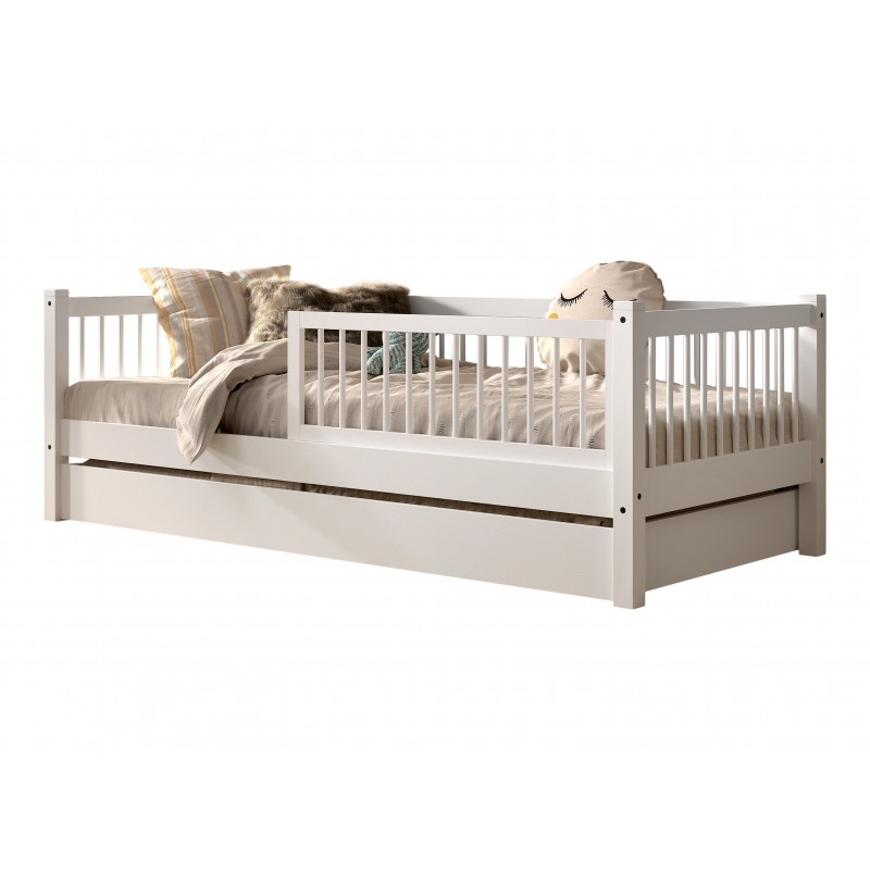 Køjeseng/cabinseng i bøg – Forrest Beech Sæt, hvid (90 × 190/200 cm) billede