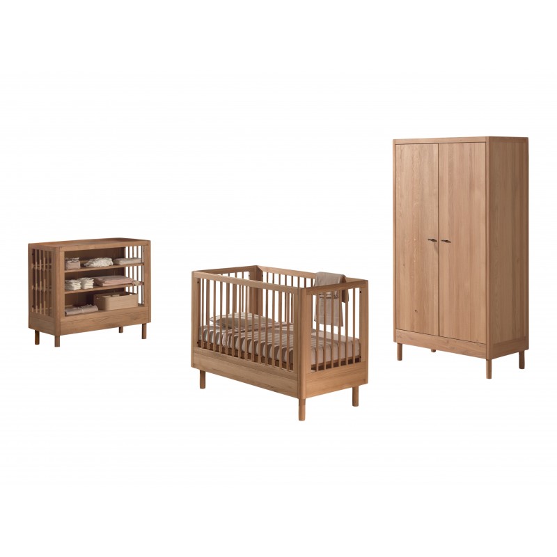 Babymøbel sæt i eg – Forrest Oak (60 × 120 cm) billede