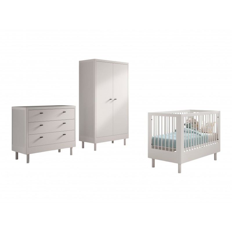 Babymøbler sæt Forrest Beech 60 × 120 cm – hvid billede