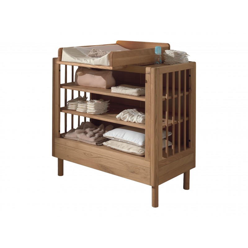 Puslebord i eg med pusletop – Forrest Oak Sæt, natur billede