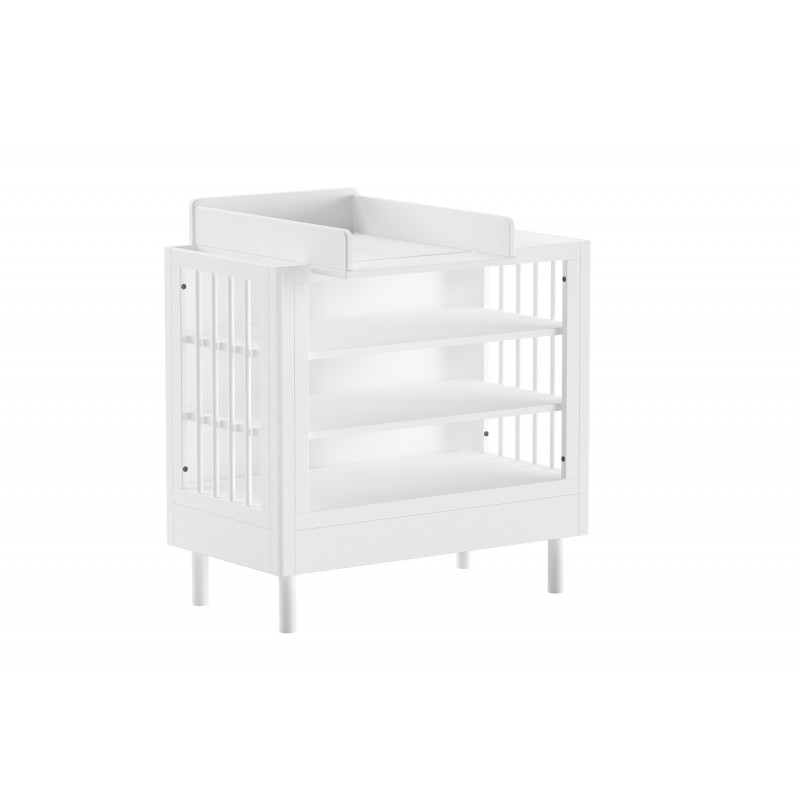 Puslebord med pusletop Forrest Beech – hvidlakeret bøg billede