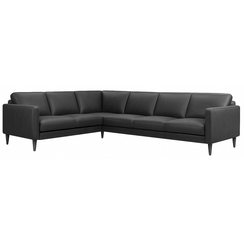 Hjort Knudsen Esbjerg Læder Hjørnesofa