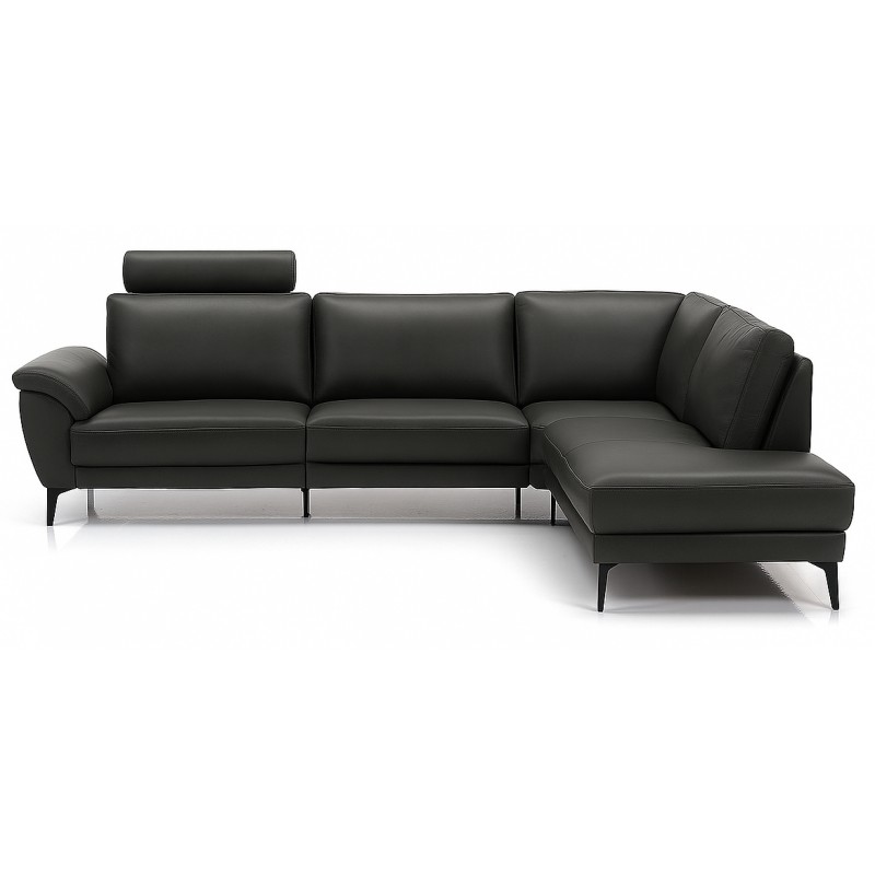 Hjort Knudsen Thyregod læder hjørnesofa - Højrevendt