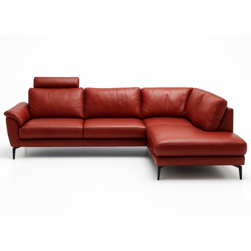 Hjort Knudsen Ballerup læder hjørnesofa - Højrevendt