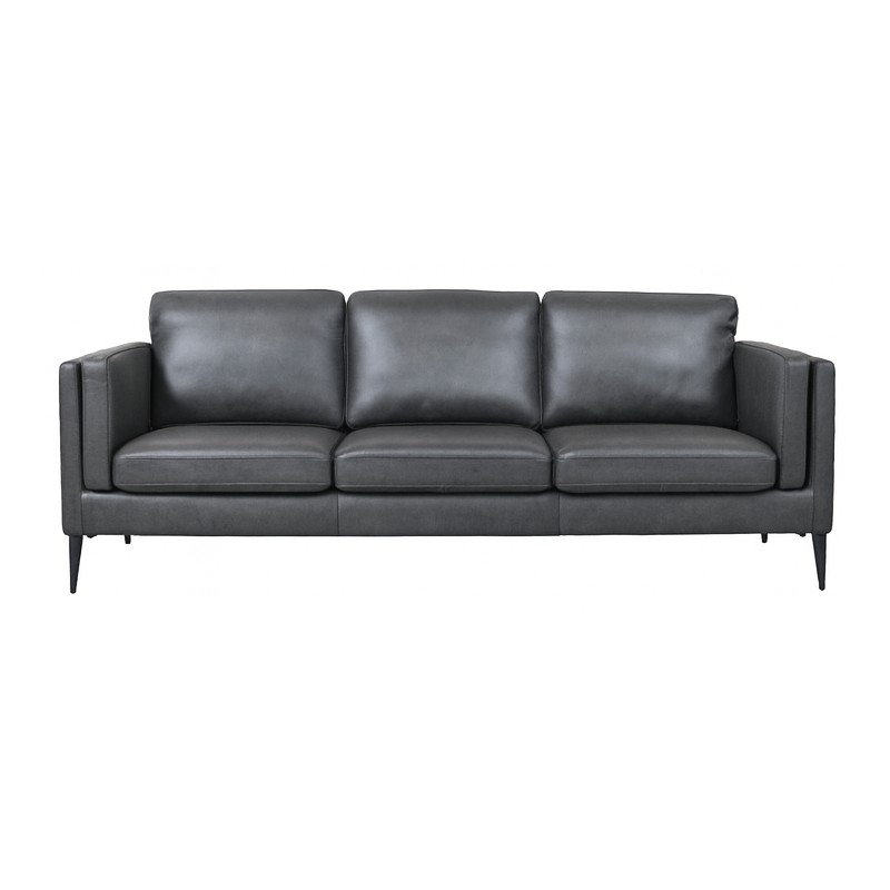 Valencia 3 pers. sofa læder Sort billede