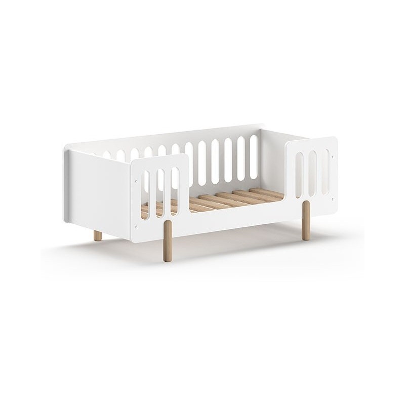 Børneseng 70 x 140 cm – Smile JuniorSeng, hvid billede