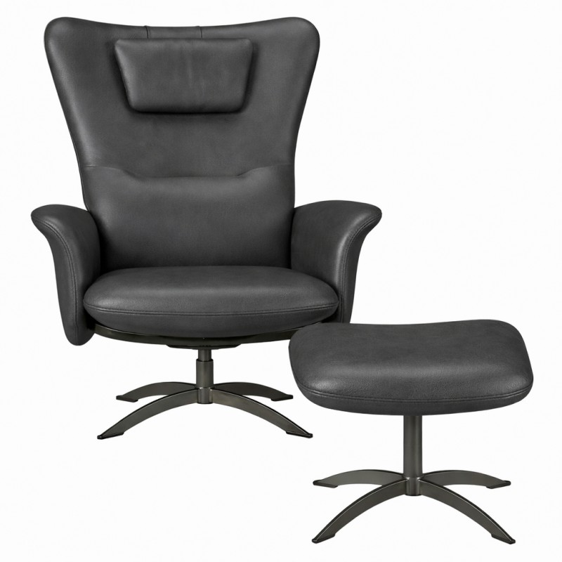 Hjort Knudsen - Opus Lænestol Semianilinlæder -