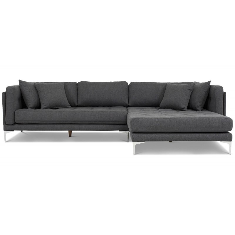 XL Chaiselong sofa højrevendt - Koksgrå Inari 96