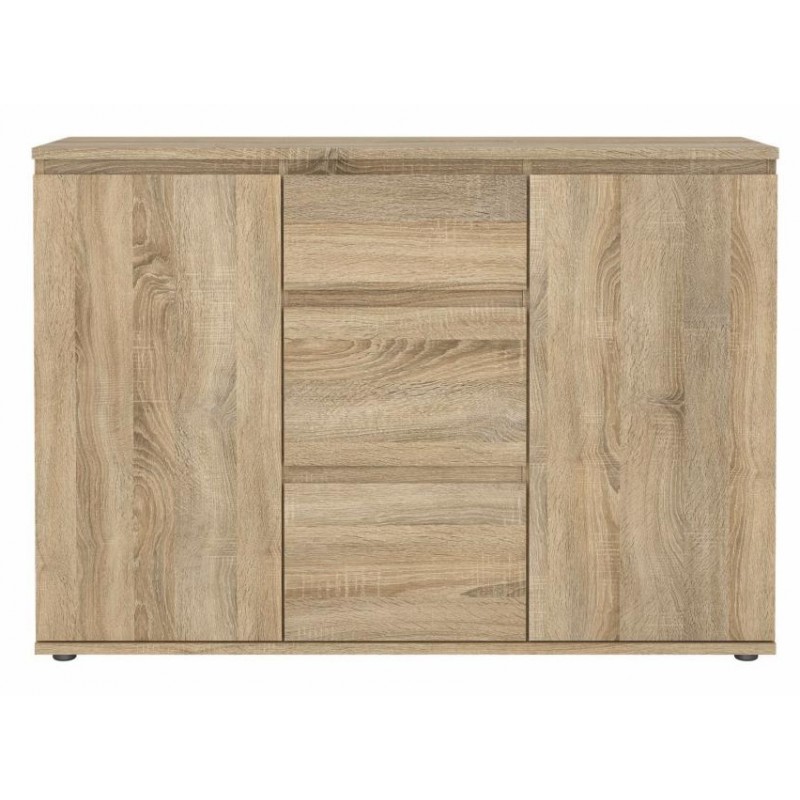 Millennium skænk 119cm - egetræsstruktur billede