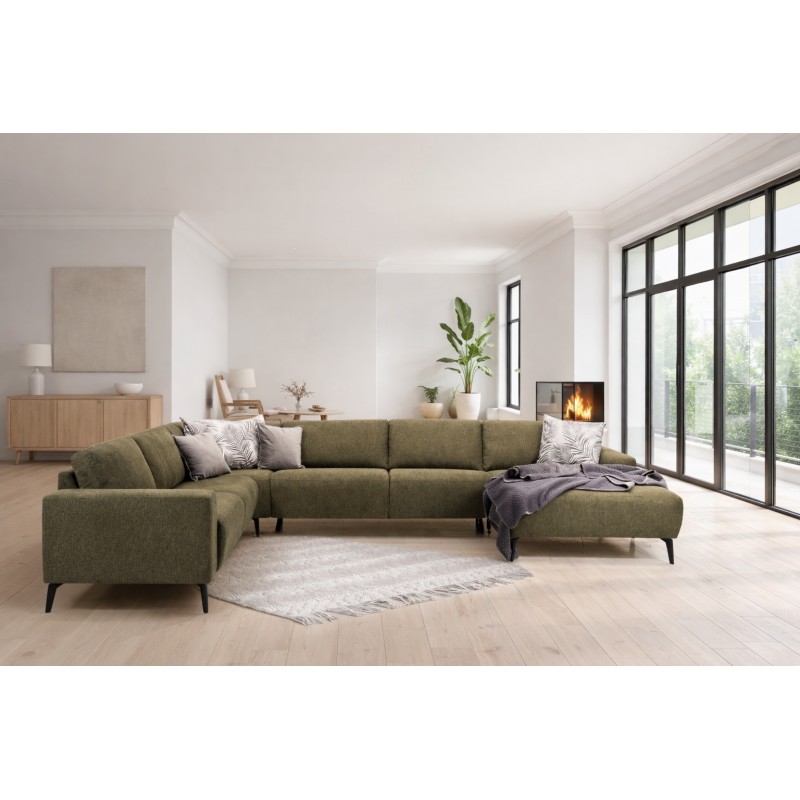 Hjort knudsen Copenhagen hjørnesofa med chaiselong Højrevendt Brego 3593 stof