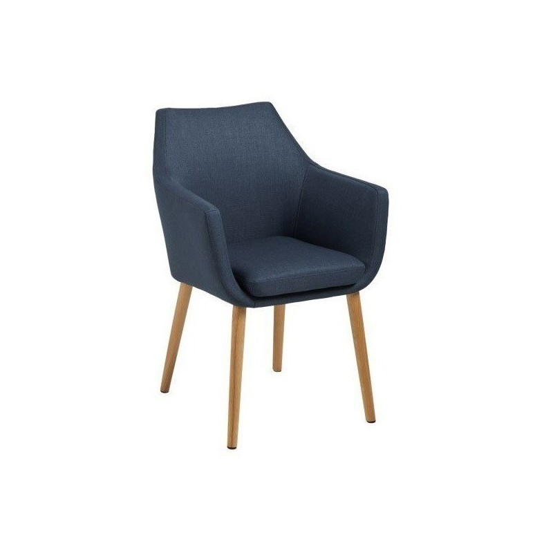 Nora armstol - Blå/Olieret