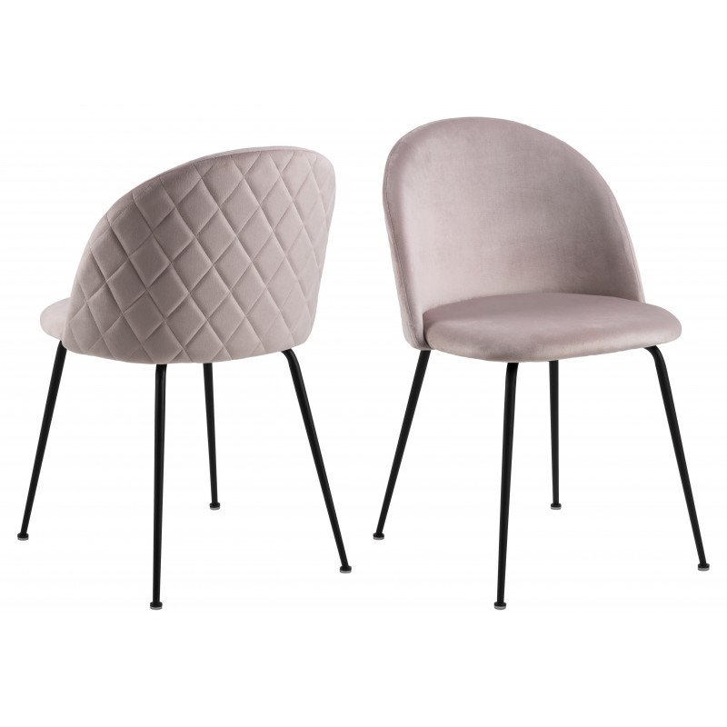 LOUISE Spisebordsstol rosa