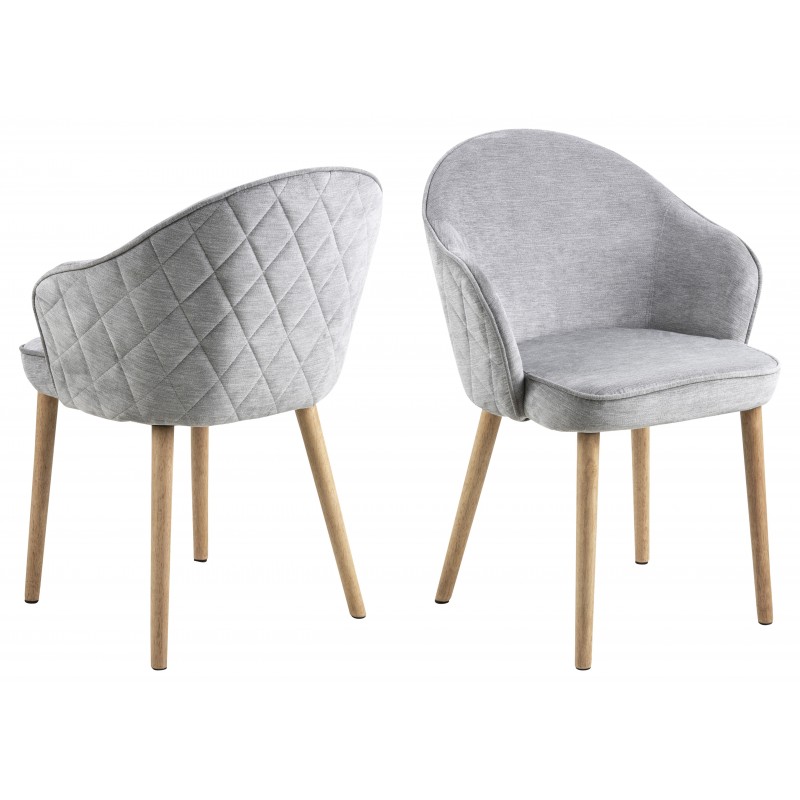 Mitzie Spisebordsstol grå