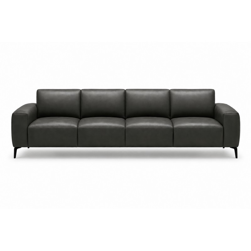 Hjort Knudsen Assens 4 pers. Lædersofa