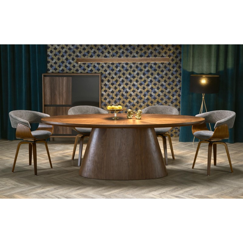 VAGNER Spisebord 220 x 98cm - Valnød OUTLET