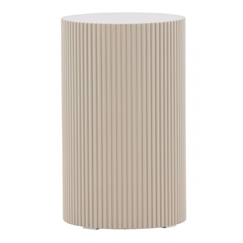 Lenox hjørnebord Ø30cm piedestal beige