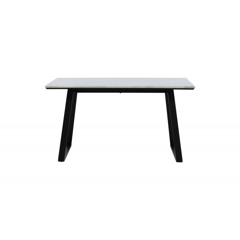 Estelle Hvid Marmor Spisebord  140 x 90