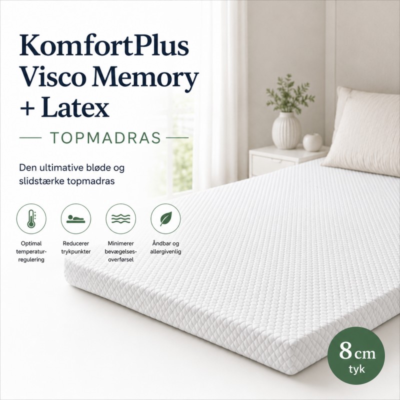 KomfortPlus Visco Memory + Latex - Topmadras