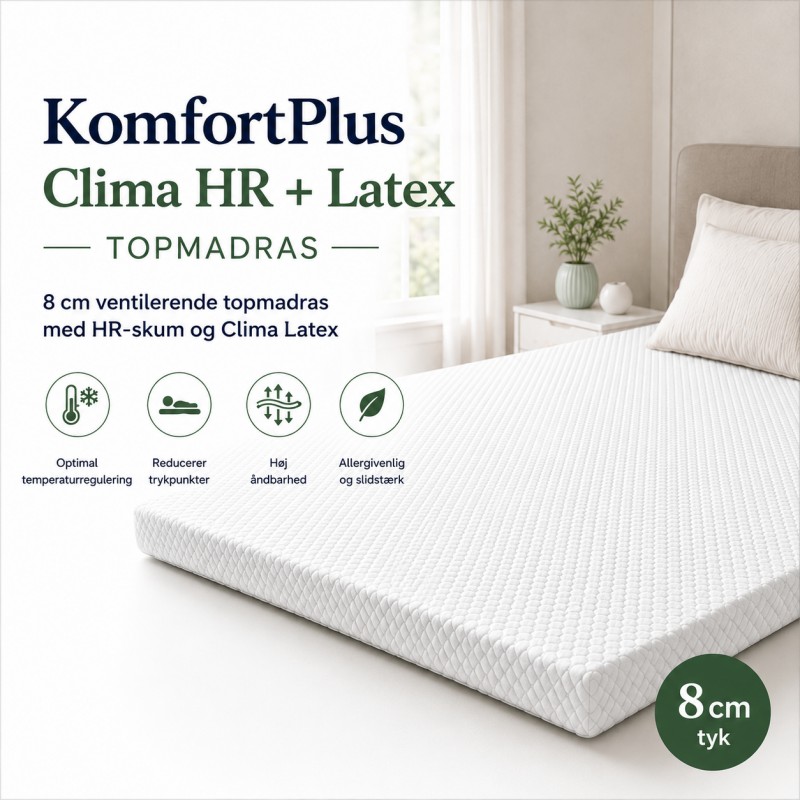 KomfortPlus Clima HR Skum + Latex| Topmadras