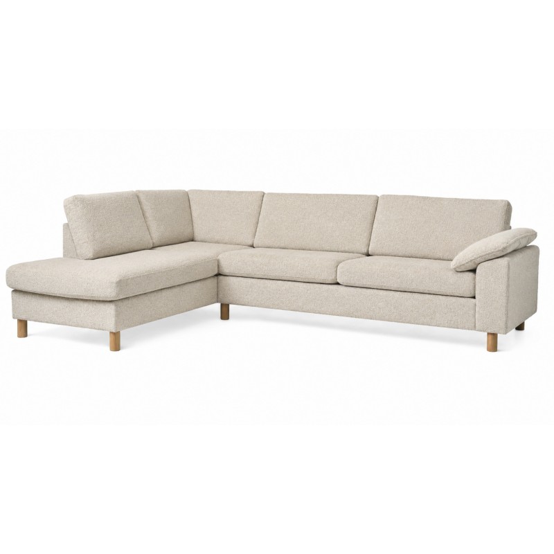 Maria Hjørnesofa Beige - Venstrevendt