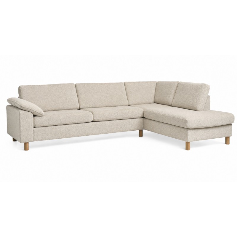 Maria Hjørnesofa Beige - Højrevendt