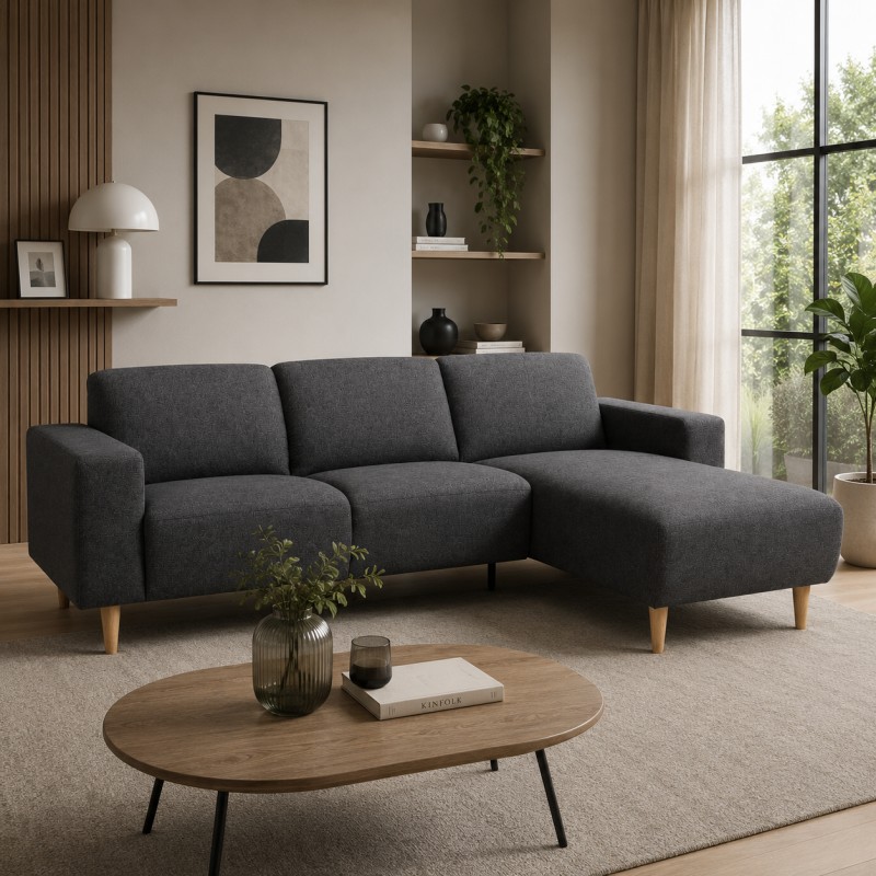 Hjort Knudsen Nordby Chaiselongsofa - Højrevendt