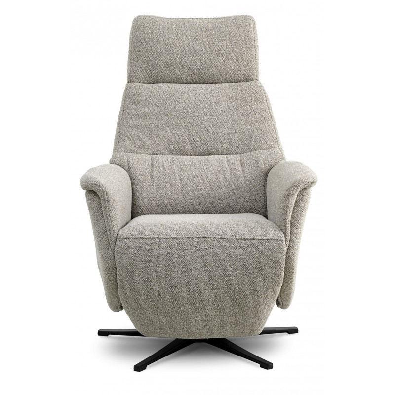 Marvin lænestol med 3 motorer – elegant recliner i Vista Mushroom stof