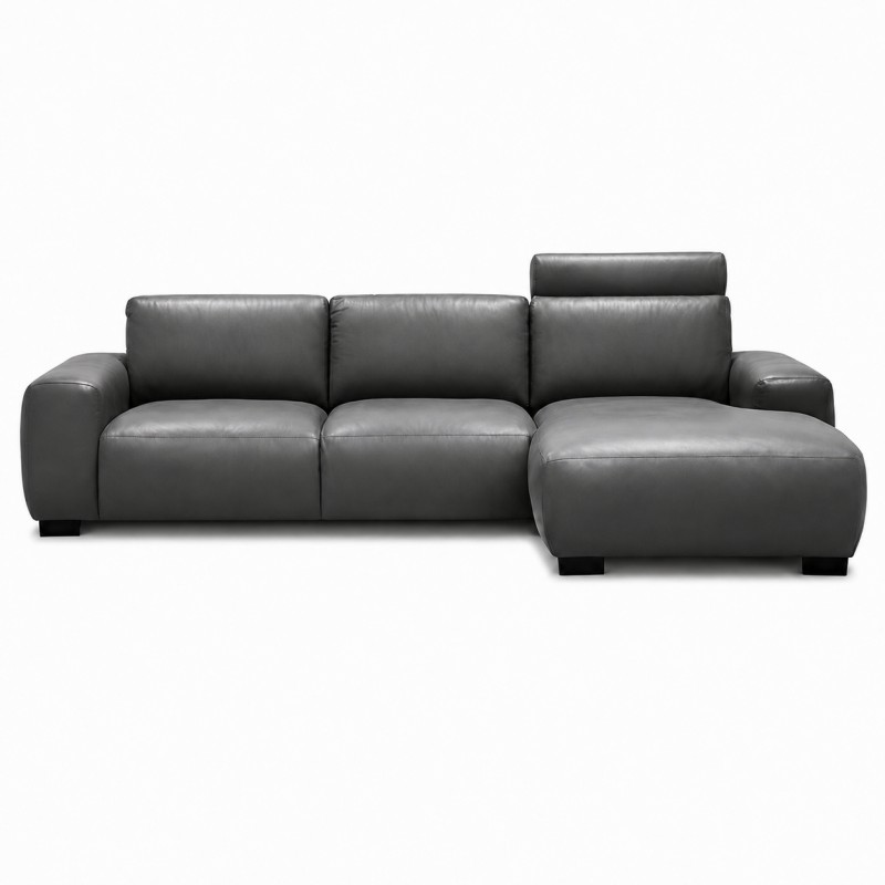 Hjort Knudsen Aarhus Chaiselong sofa læder