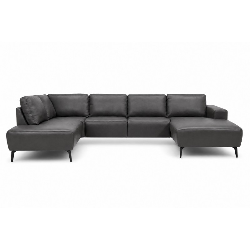 Hjort Knudsen Copenhagen Læder U-sofa - Højrevendt