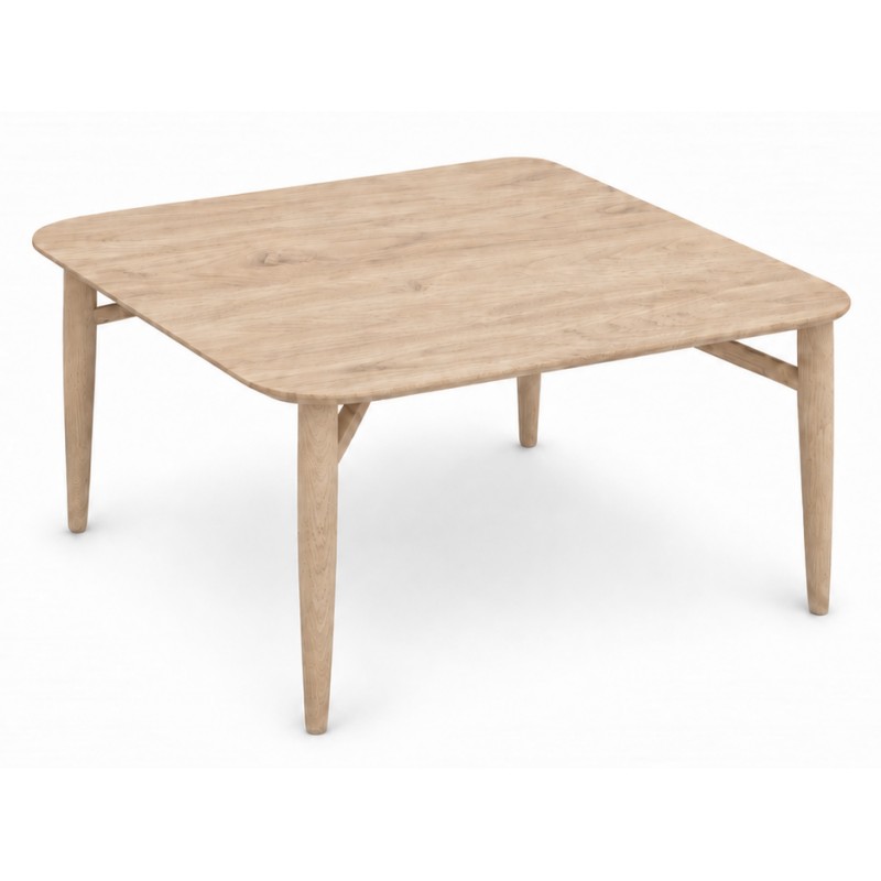 Thomsen Furniture - Katrine Nordic sofabord - Firkantet Hvidolieret eg