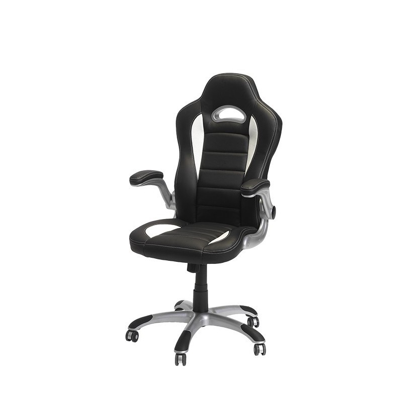 Speedy 3 kontorstol sort og hvid