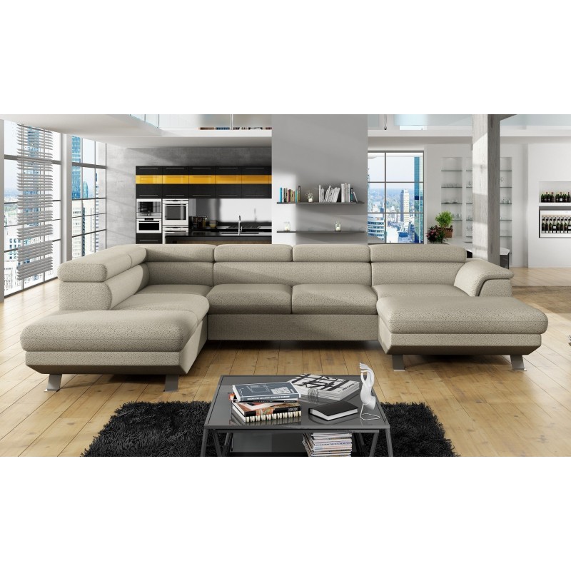 Phoenix hjørnesofa med chaiselong Beige Højrevendt