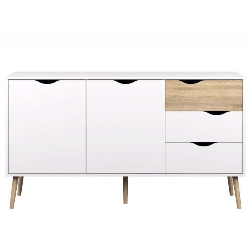 Charlie Skænk 2 låger + 3 skuffer billede