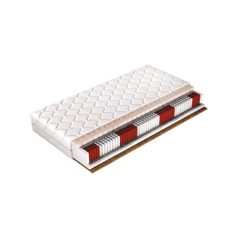 GRAND MULTIPOCKET 120x200 MADRAS MED KOKOS OG LATEX 20 CM