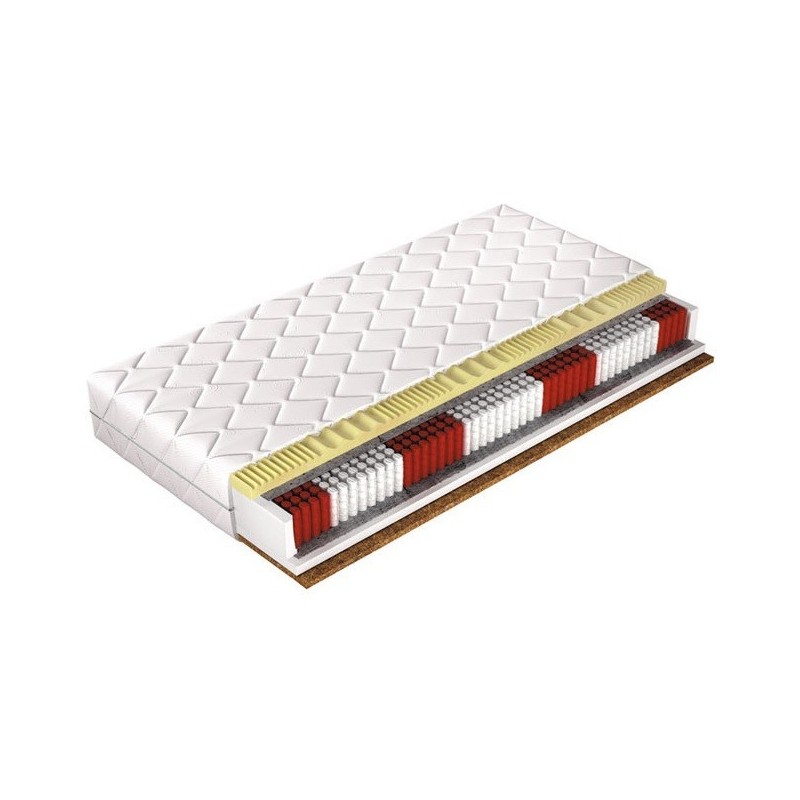 GRAND MULTIPOCKET 160x200 MADRAS MED KOKOS OG VISCO 20 CM