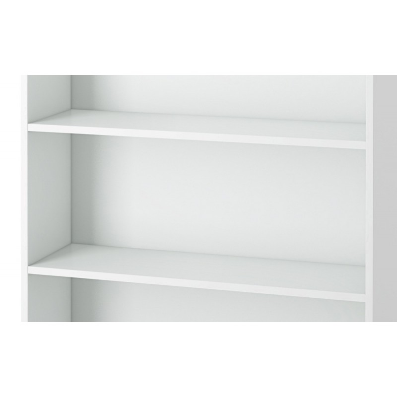 Bookie 2 bredde hylder - Hvid
