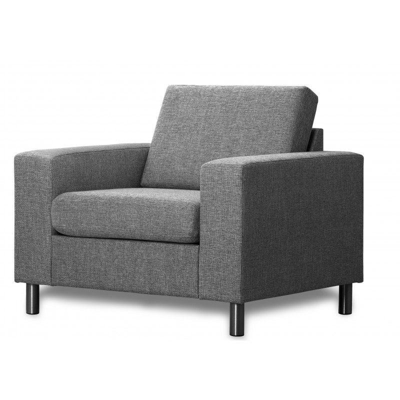 Pan lænestol mørkegrå